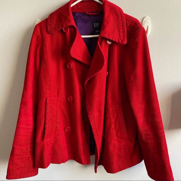 Gap Corduroy Pea Coat - Picture 1 of 4